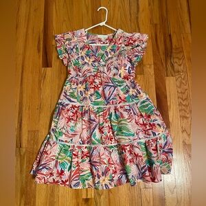Pinch floral dress